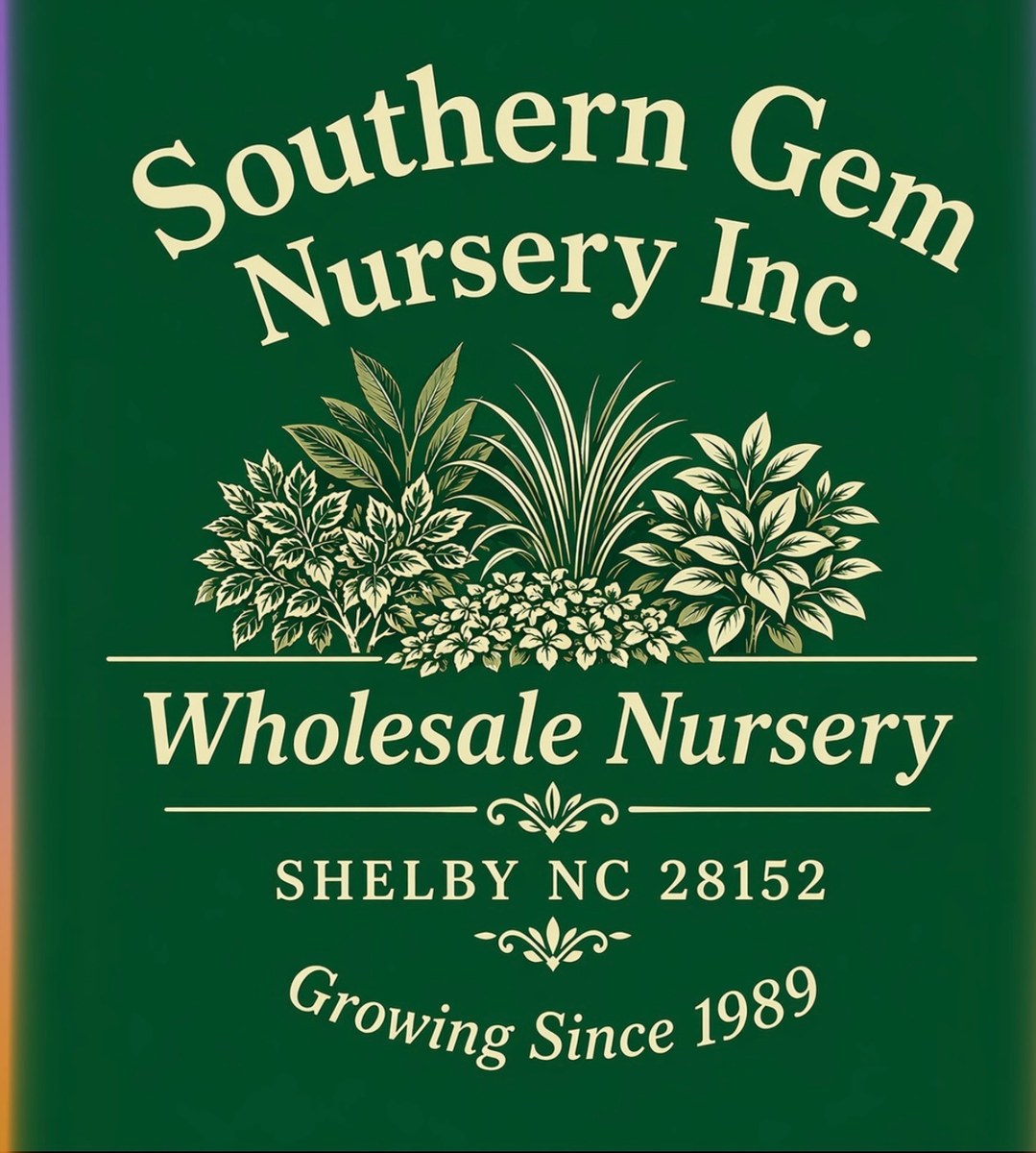 Southern Gem Nursery Inc. Wholesale Nursery Shelby NC sponsor graphic